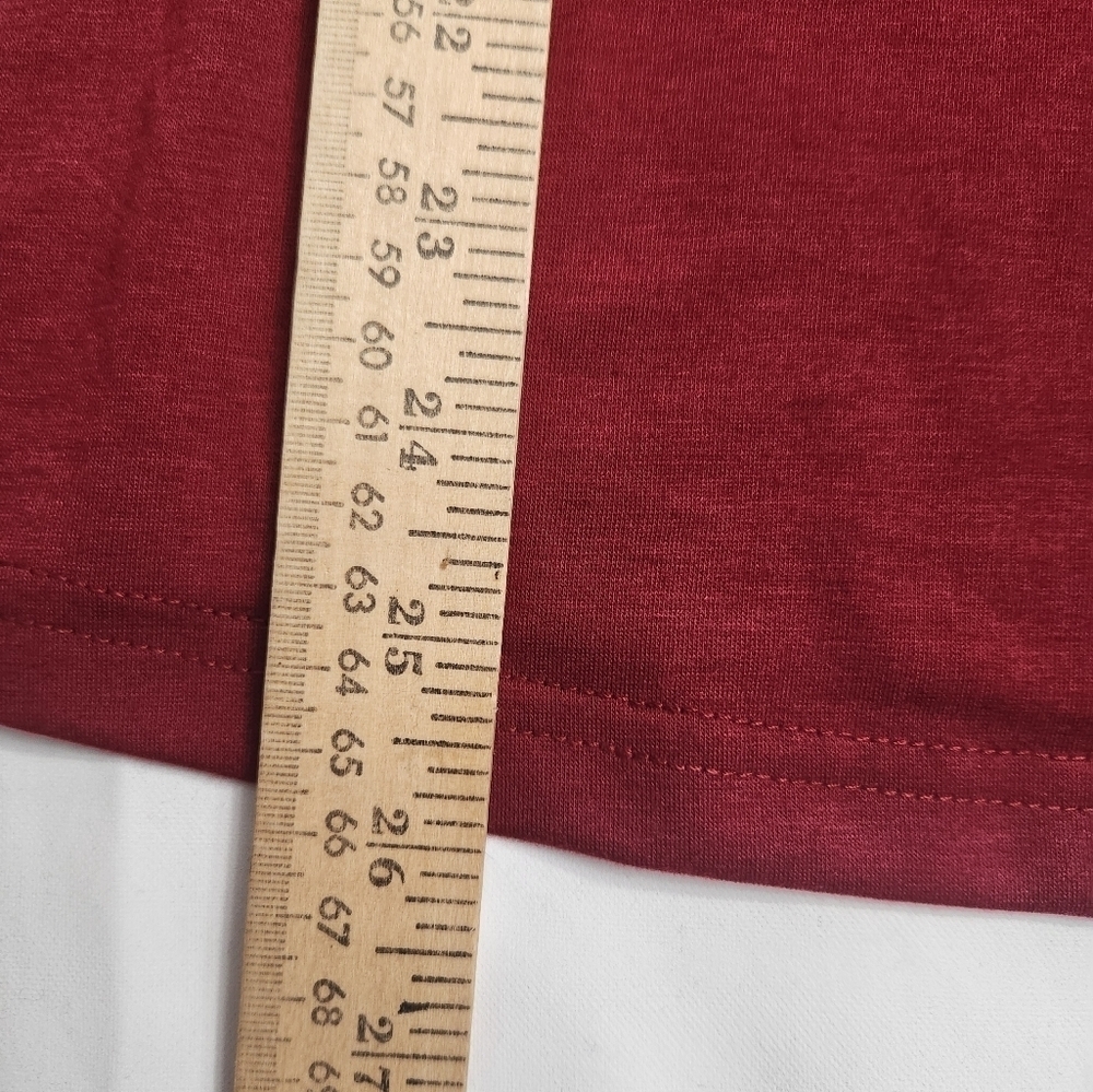 3/$25 Ruby Red short sleeve tee shirt embroidered eyelet NWT Wiholl size S - Picture 7 of 9
